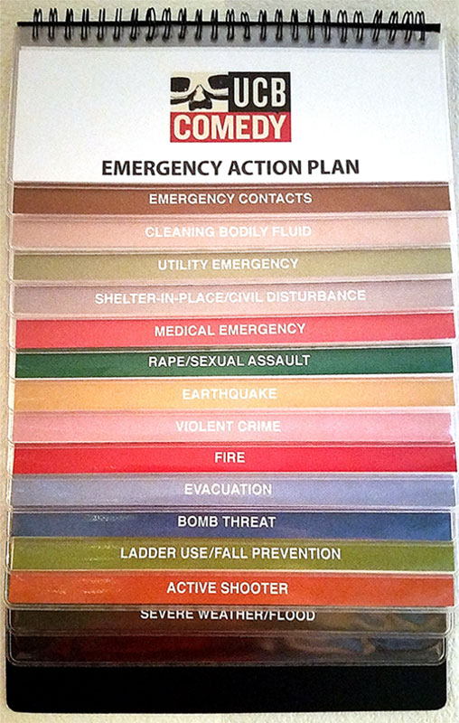 Emergency Action Plan Flip Chart Template