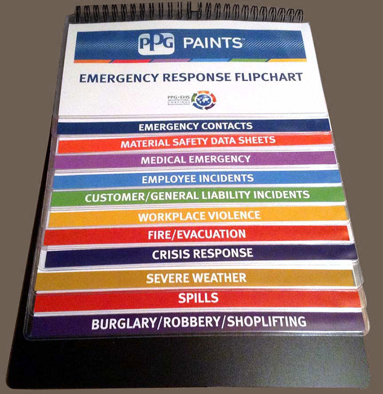 Emergency Response Flip Chart Template